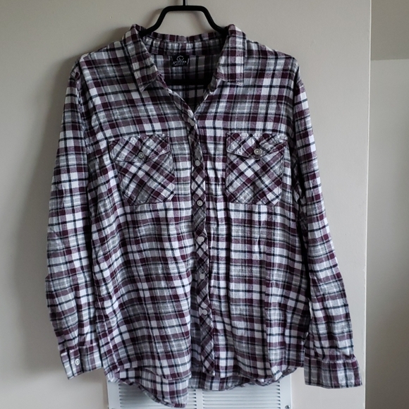 Empyre Plaid Button Down Size L - Picture 1 of 4